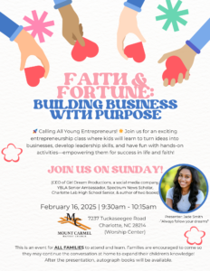 MCBC Faith & Fortune February 16, 2025 9:30 a.m.