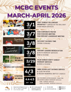 MCBC Events March-April 2026